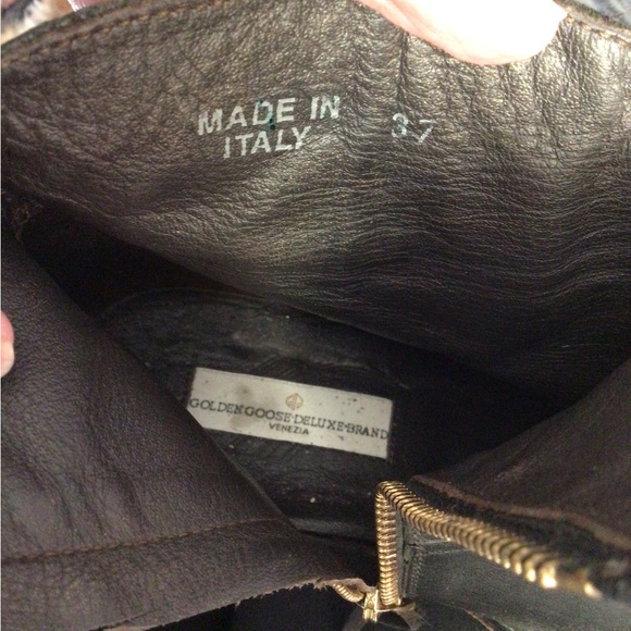 CLEARANCE SALE !2x Host Pick!! 🤩⭐️🤩vintage GOLDEN GOOSE COWBOY BOOTIES ⚡️🌟⚡️ - Picture 10 of 14